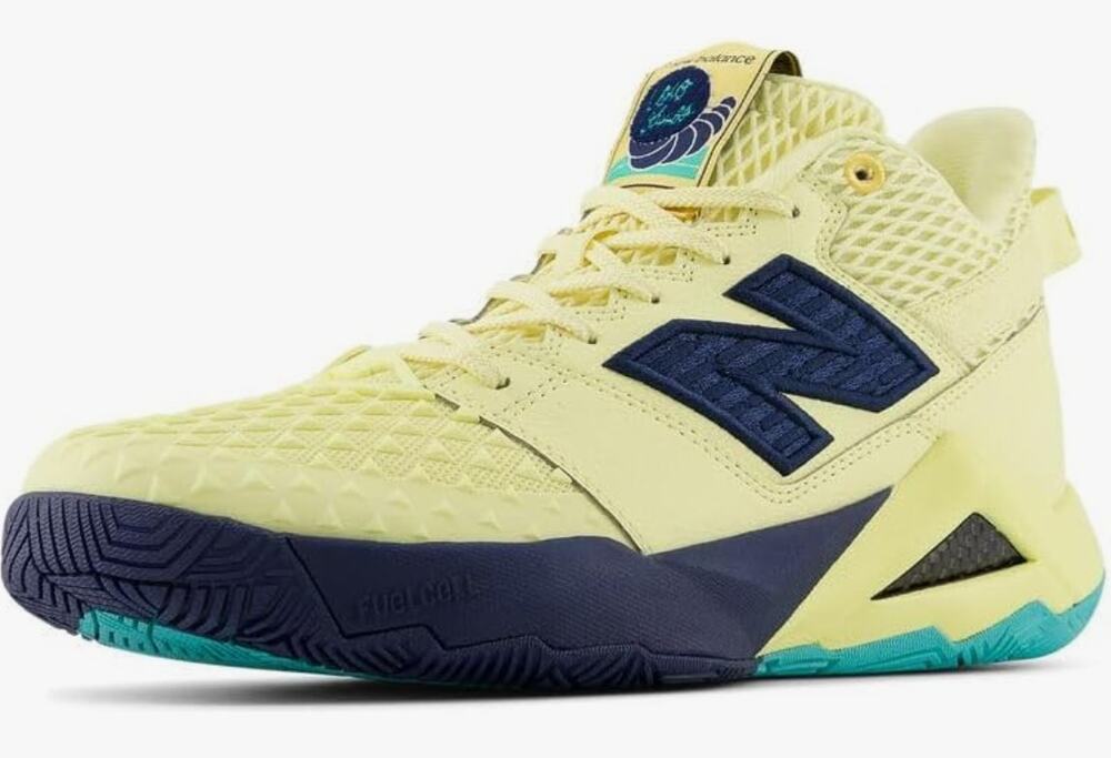 New Balance Women's Coco CG2 Tennis Shoe, Parchment/Nb Navy, 8 M